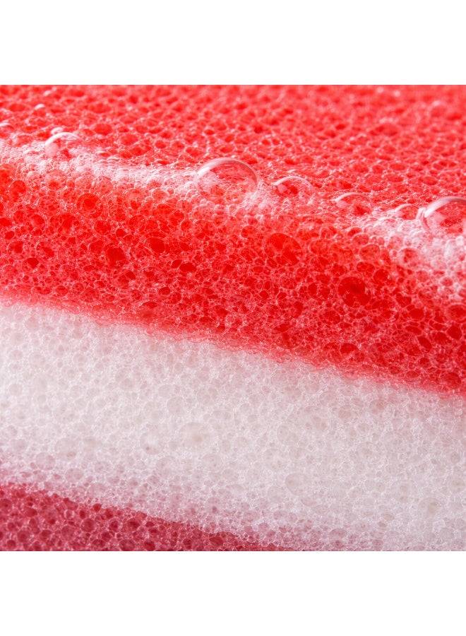 Cleaning Scouring Sponges 5 PCS | Dual Layer Kitchen Sponge | Heavy Duty Scrub + Soft Foam | Multi-Purpose Cleaning - Image 4