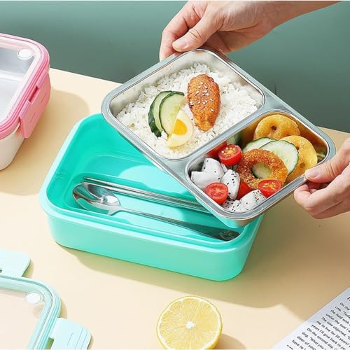 Tera13 TERA 13 Stainless Steel Lunch Box with Spoon - Gift Space Theme Lunch Box (1 pcs) Tiffin Box for Kids | Steel Lunch Box for School Boys | LUNCHMATE Mini Coolest Kid Ever 500 ml (Space) - Image 5