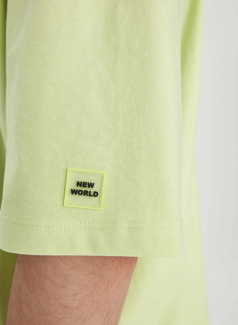 DeFacto Oversize Fit Crew Neck T-Shirt