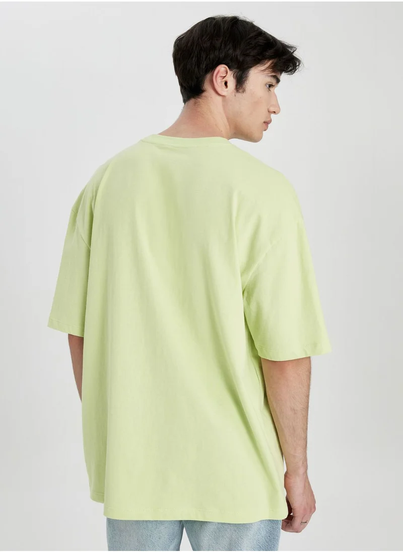 DeFacto Oversize Fit Crew Neck T-Shirt