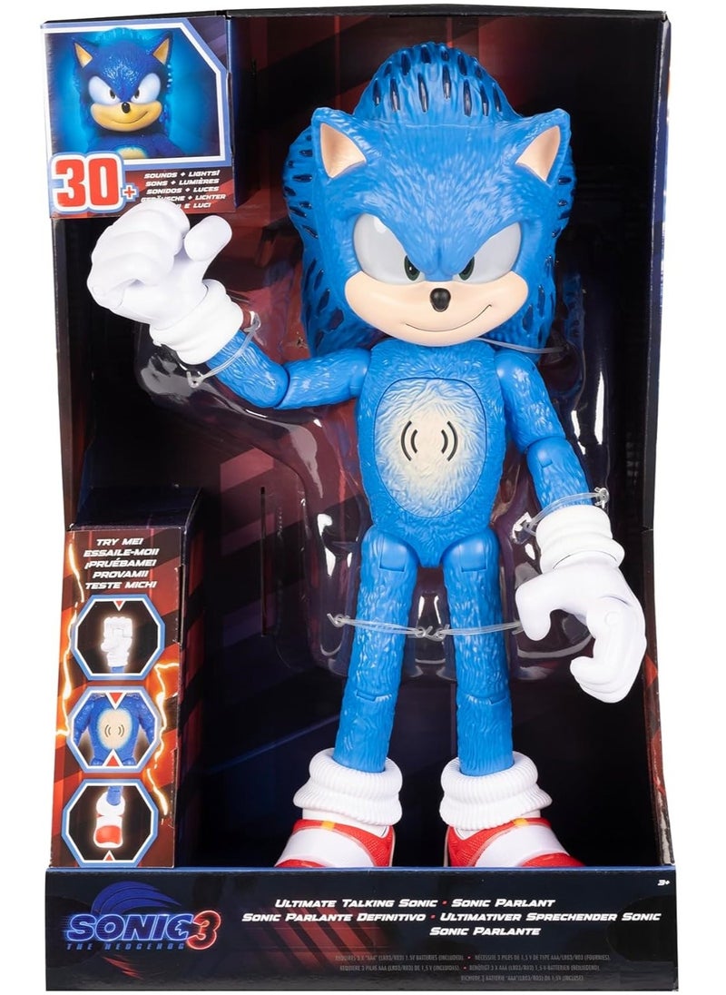 SONIC - Sonic The Hedgehog 3 - Ultimate Talking Sonic Figure - Image 1