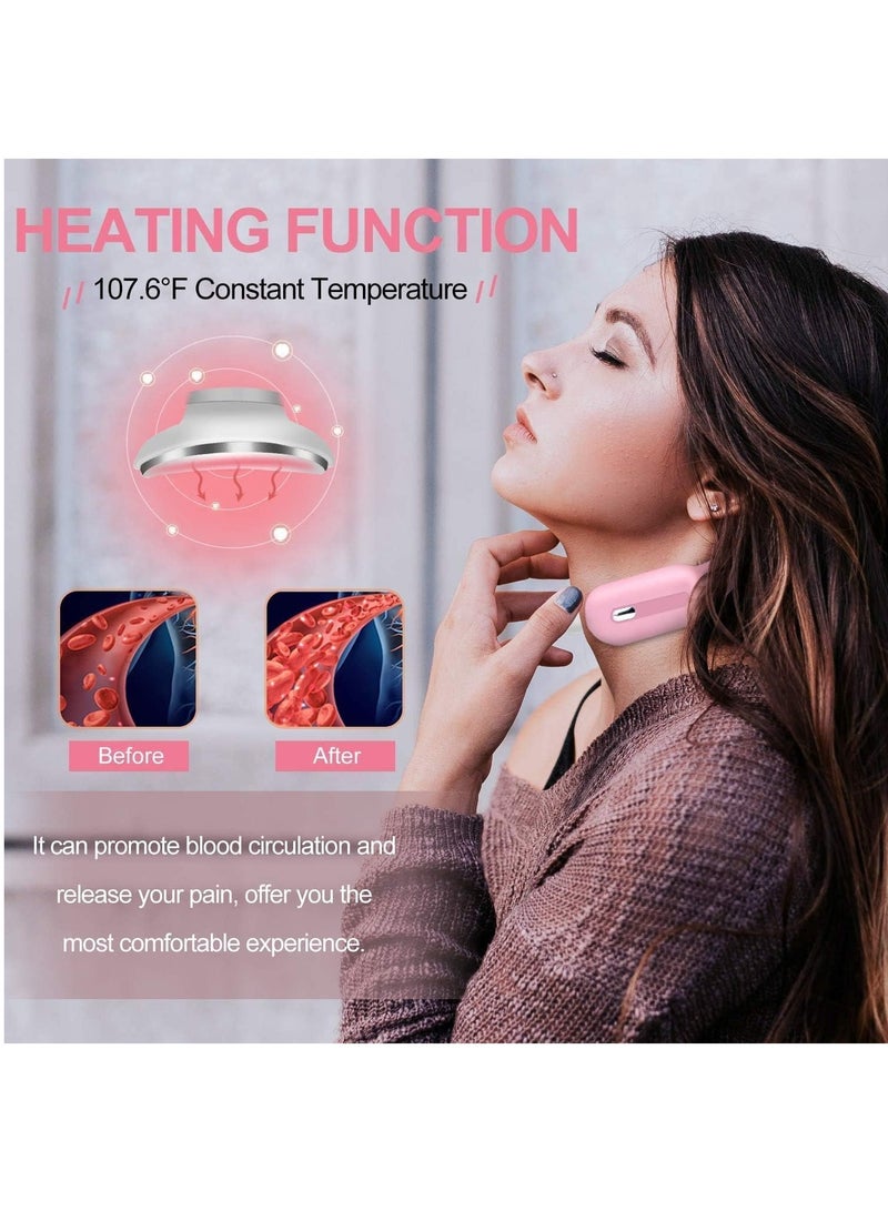 Neck Massager,Intelligent Portable Neck Massage with Heat Cordless,3 Modes 15 Levels Smart Deep Tissue Trigger Point Massage Use at Home,Outdoor,Office,Car - Image 5