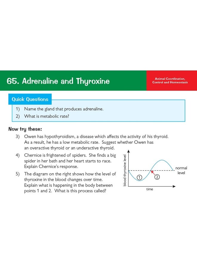 null - 9-1 GCSE Biology Edexcel Revision Question Cards - Image 1