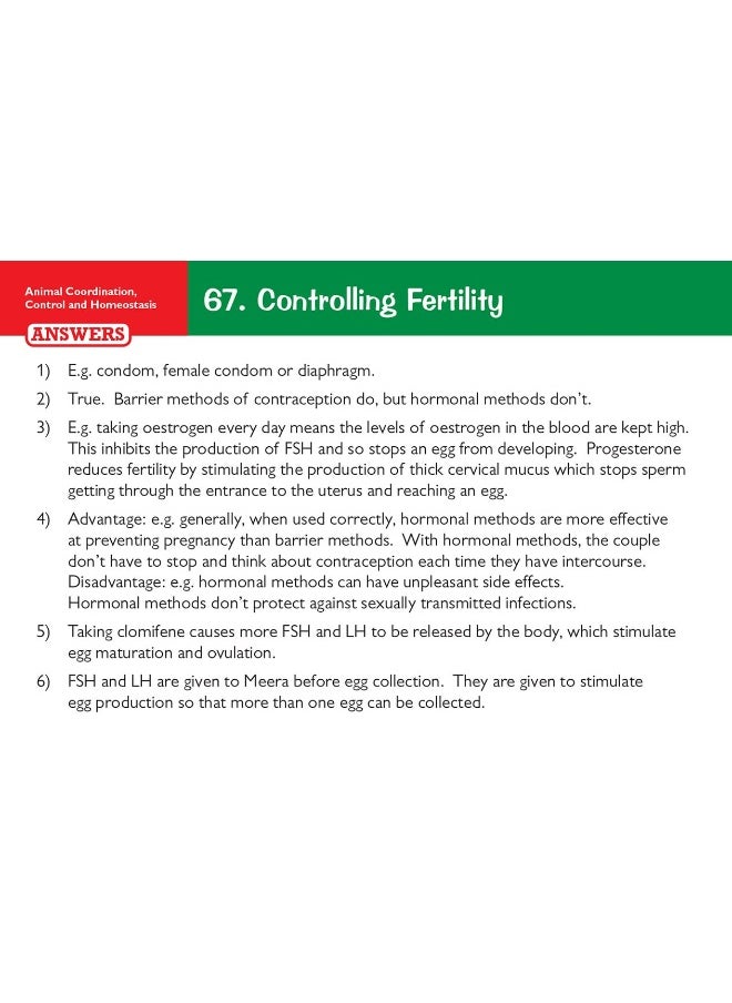 null - 9-1 GCSE Biology Edexcel Revision Question Cards - Image 1