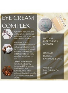 rd alchemy natural products RD Alchemy - Natural & Organic Eye Cream Complex - Best Eye Cream for Dark Circles, Wrinkles, & Eye Bags. Anti Aging Retinol & Peptides Lighten Dark Circles & Smooth Fine Lines & Crow's Feet. Great fo  - Image 3