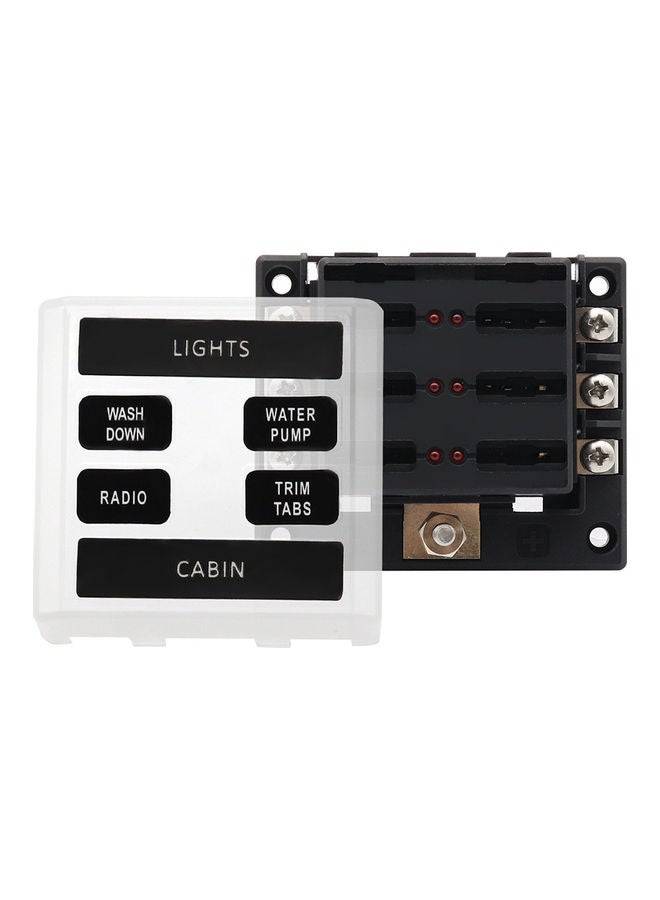 Loquat 6 Way LED Fuse Block Holder With 6 Circuit ATP/ATC/ATO - Image 3