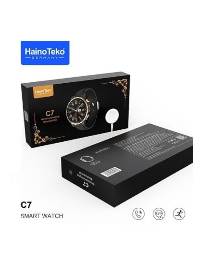 Haino Teko - C7 Bluetooth Smart Watch 45mm Call Music Sports Health Heart Monitoring for Android and IOS With Wireless Charging - Image 1