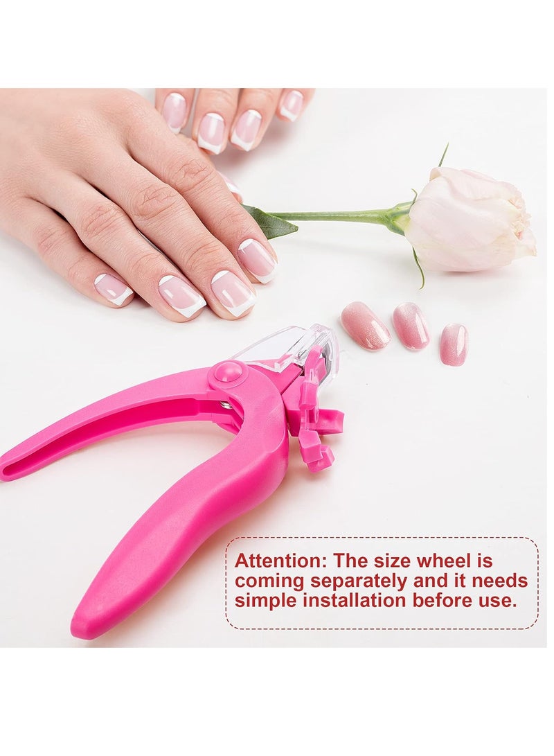 قصافة أظافر أكريليك احترافية | أداة تشذيب قابلة للتعديل من الستانلس ستيل لقص الأظافر الصناعية - Image 2