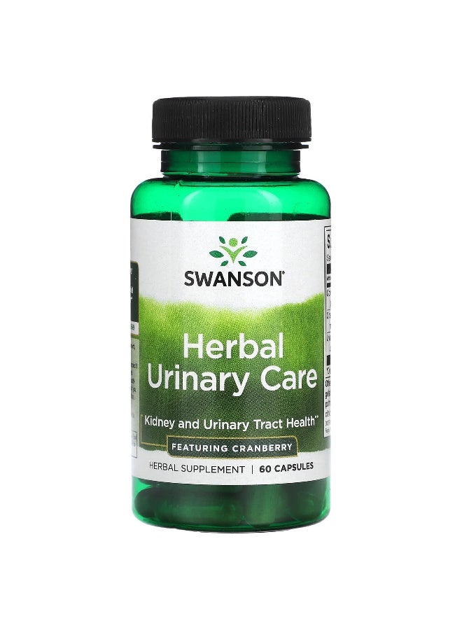 SWANSON سوانسون، رعاية المسالك البولية العشبية، 60 كبسولة - Image 1
