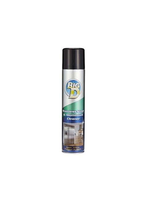 Big D Stainless Steel & Aluminium Cleaner 300ml – All-in-One Solution, Fast-Acting Formula, Precision Spray, Long-Lasting Shine