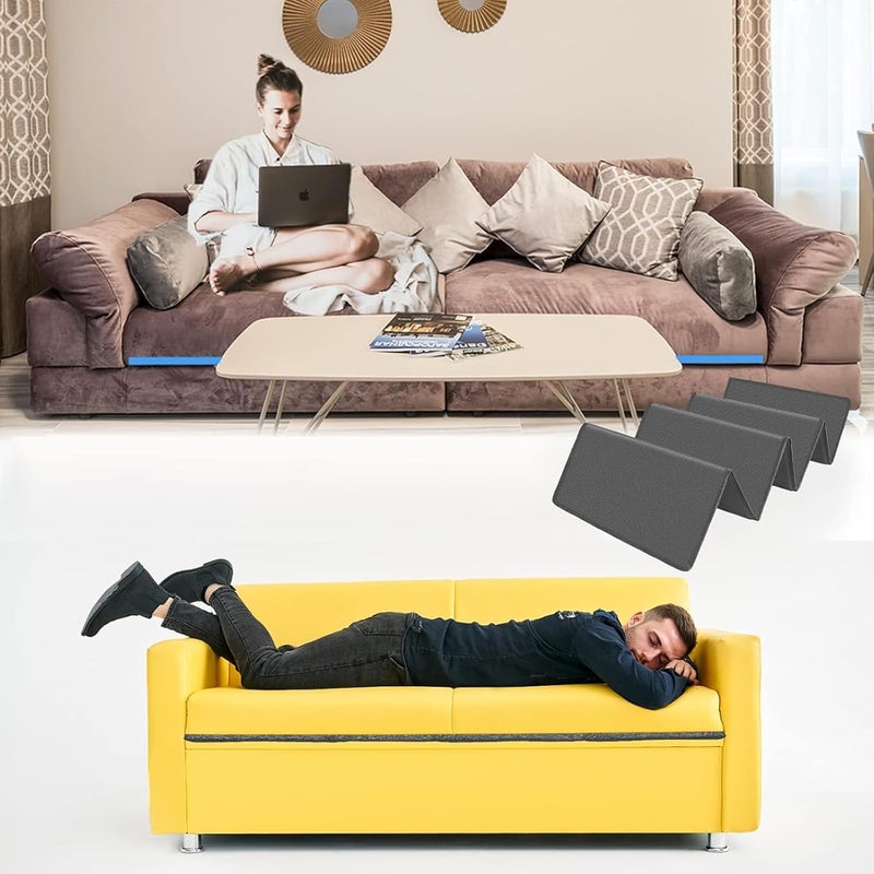 VERONLY Sofa Support Cushion for Sagging Seat, 167.5 x 43 cm, Foldable Sofa Saver Cushion, Support Board with Oxford Surface, Wooden Support Boards for Most 3-Seater Sofas - Image 3