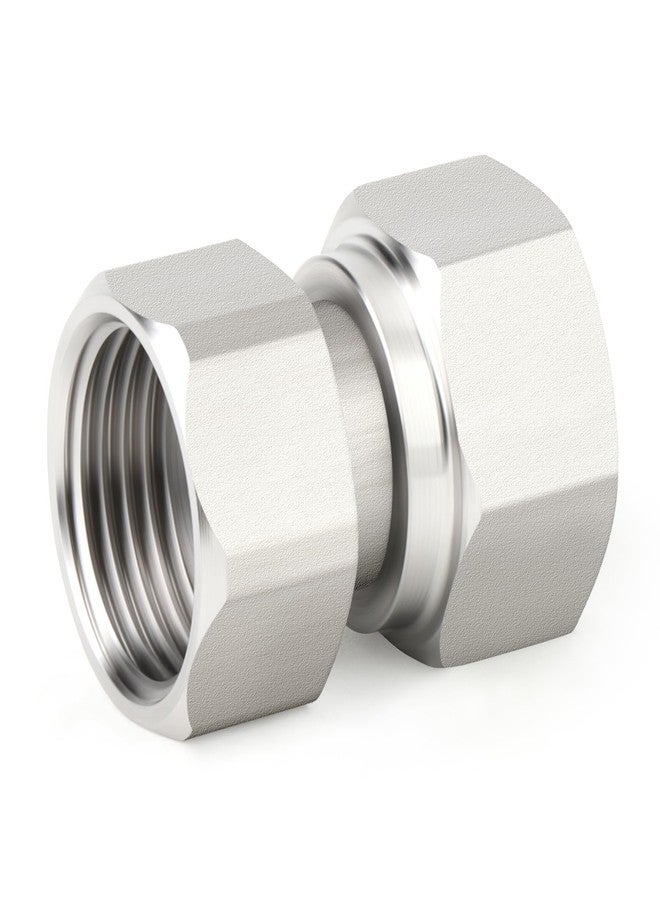 TAISHER 2PCS 304 Stainless Steel Flexible Movable Connector, 1/2" Female for Sprayer, Angled Valve, Shower Arm - Image 2