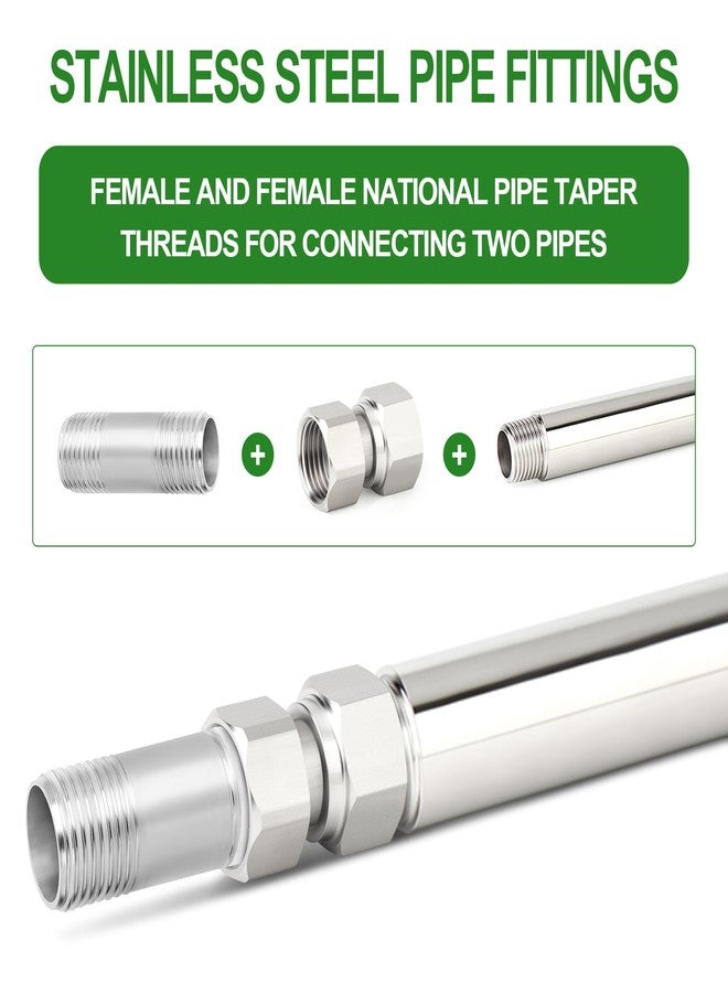 TAISHER 2PCS 304 Stainless Steel Flexible Movable Connector, 1/2" Female for Sprayer, Angled Valve, Shower Arm - Image 5