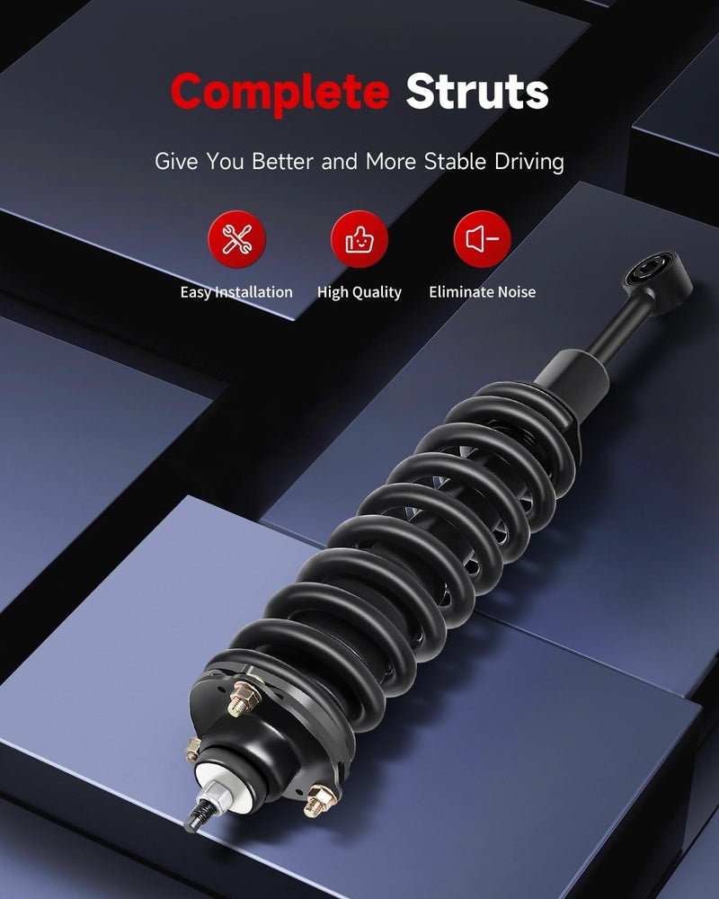 CCIYU Complete Struts Shock Absorbers Fits for 03-21 for Toyota 4Runner, 07-14 for Toyota FJ Cruiser, 05-15 for Toyota Tacoma cciyu 171371L 171371R Quick Struts Assembly Front Pair Struts 4WD - Image 2