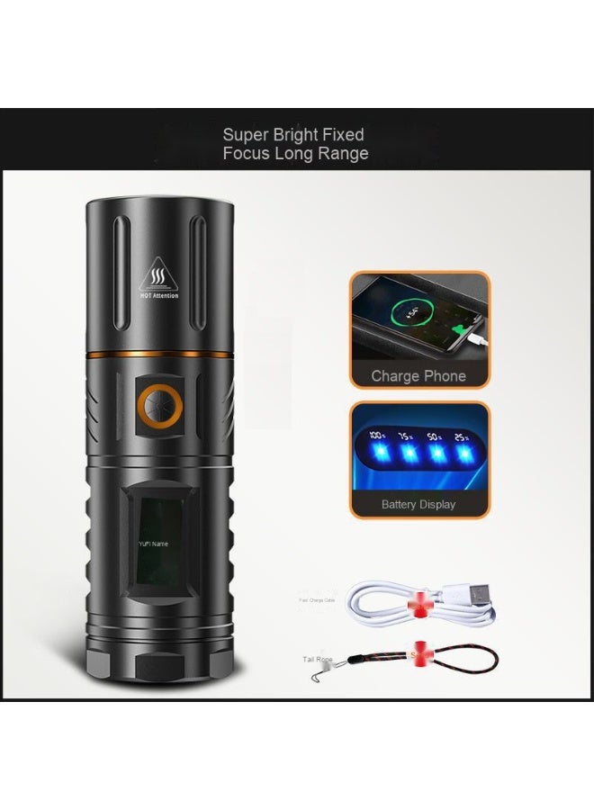 NIBEMINENT T40 Super Bright LED Flashlight - Ultra-High Intensity White Laser Light