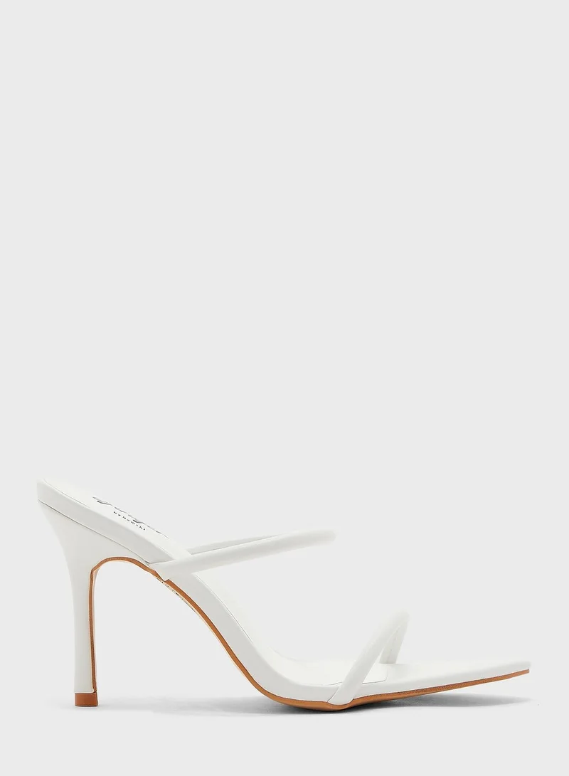 Ginger Double Strap Pointed Toe Mule Sandal