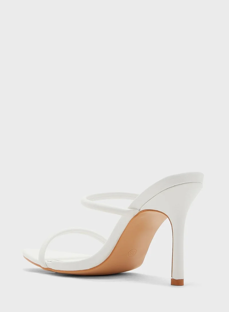 Ginger Double Strap Pointed Toe Mule Sandal