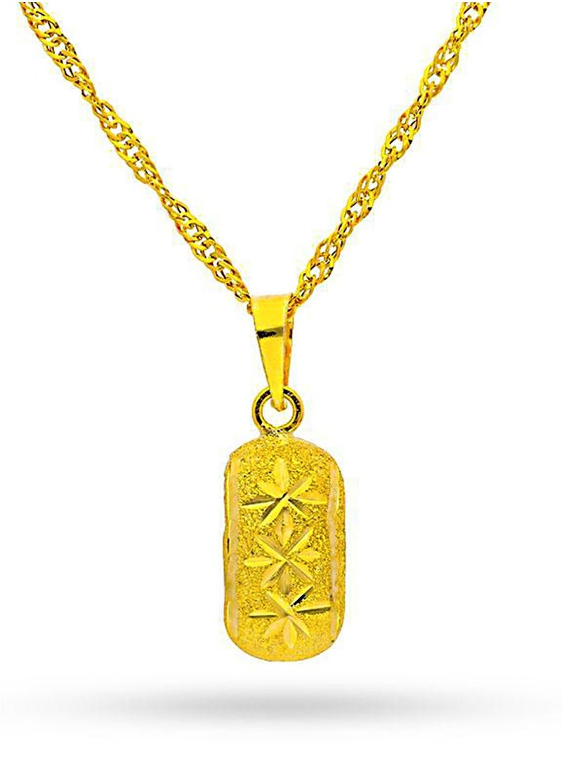 FK Jewellers - Gold Necklace (Chain with Pendant) 18KT - FKJNKL1205 - Image 1