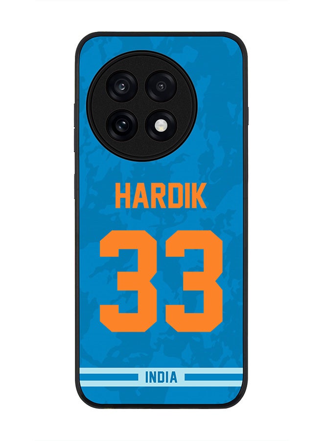 Stylizedd For OnePlus 13R / Ace 5 Pro Case,Slim fit Camera Protection, Shockproof Thin Phone cover  - India Hardik Pandya, Jersey No 33