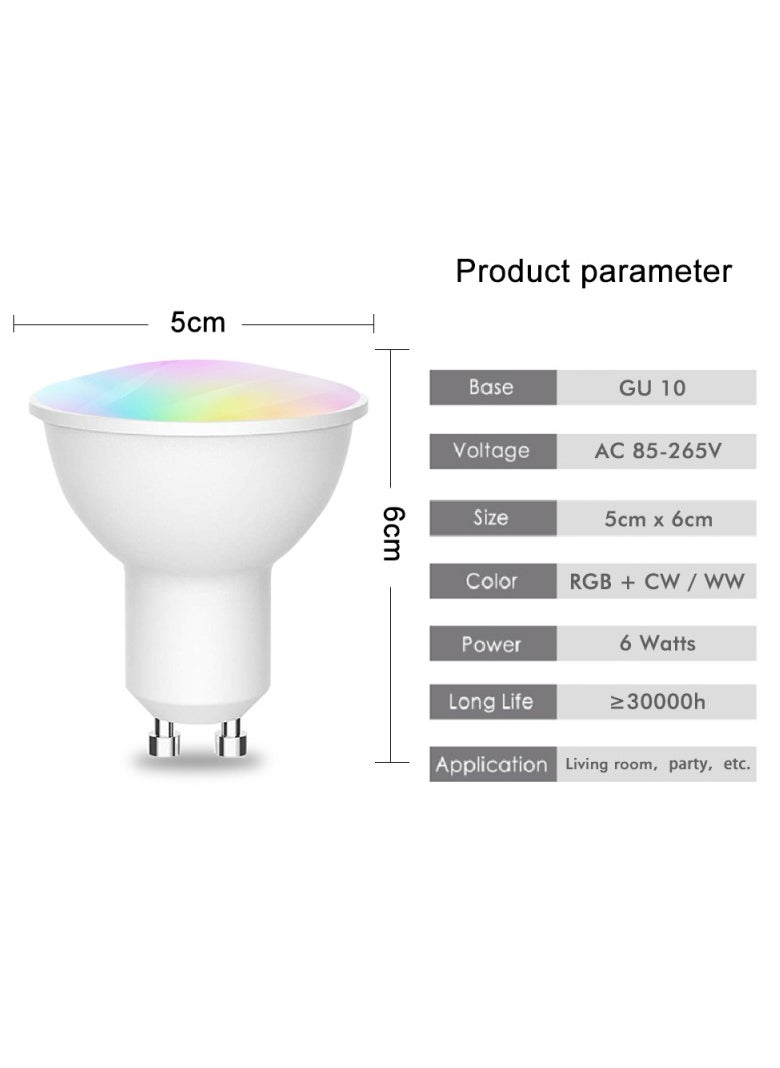 UanTii - WiFi GU10 LED Lighting Bulb,Smart GU10 LED Light Bulb - Image 1