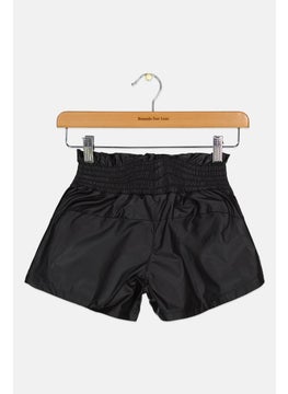 Adidas Kids Girl Sportswear Fit Brand Logo Short, Black  - Image 2