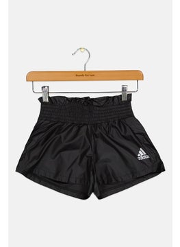 Adidas Kids Girl Sportswear Fit Brand Logo Short, Black  - Image 1