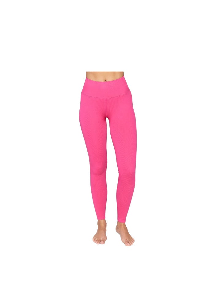 spiritual gangster LOVE SCULPT LEGGING BRIGHT ROSE XSMALL-SMALL  - Image 1