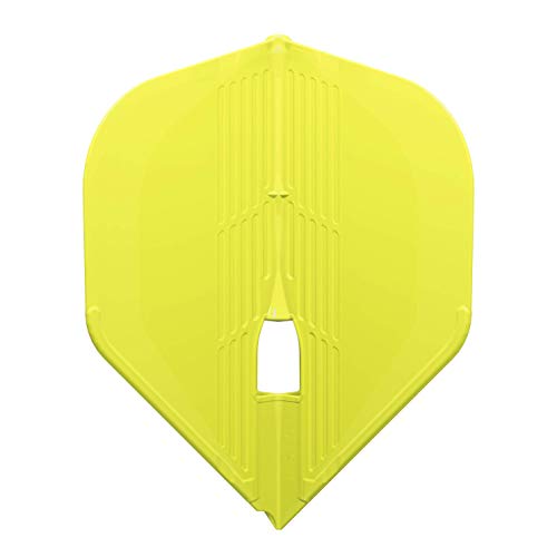 LSTYLE Dart Flights L1 PRO Kami Neon Yellow | Ultra Flexible | Set of 3 | for Soft & Steel Tip Darts - Image 3