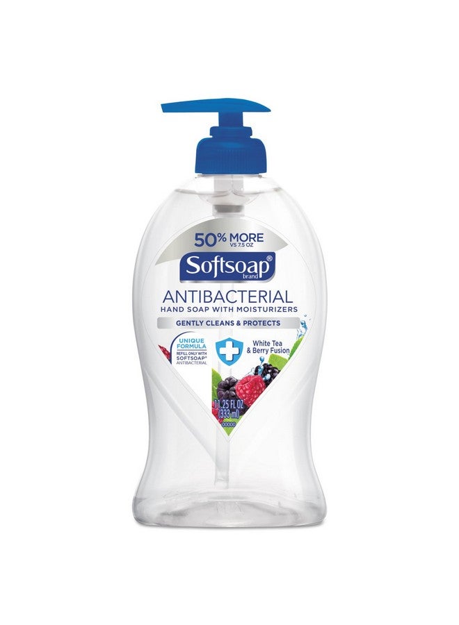 Softsoap Liquid Hand Soap White Tea and Fusion, Berry, 11.25 Fl Oz - Image 1