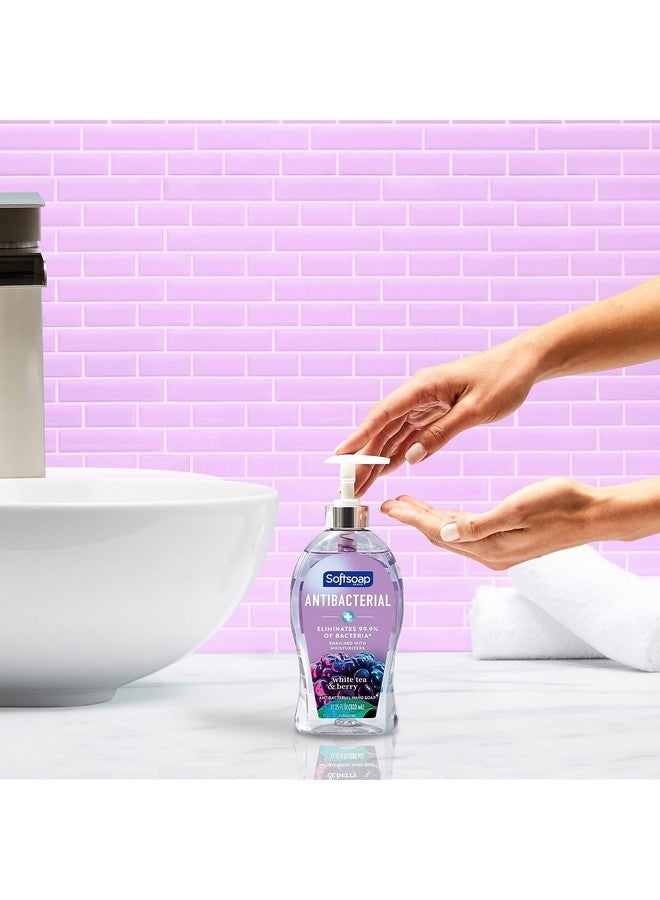 Softsoap Liquid Hand Soap White Tea and Fusion, Berry, 11.25 Fl Oz - Image 4