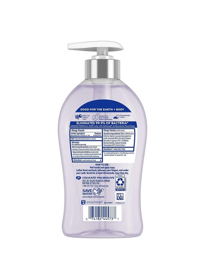 Softsoap Liquid Hand Soap White Tea and Fusion, Berry, 11.25 Fl Oz - Image 2