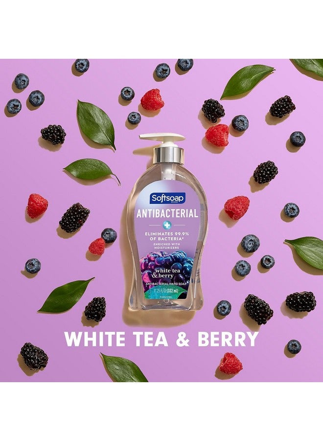 Softsoap Liquid Hand Soap White Tea and Fusion, Berry, 11.25 Fl Oz - Image 5