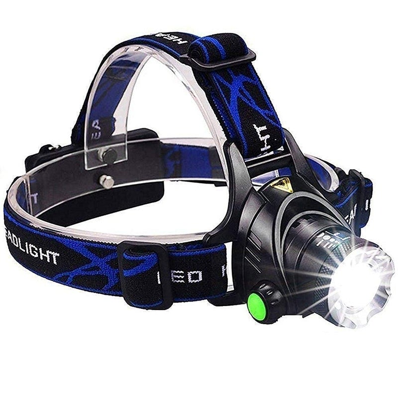 ONTRIP Rechargeable Head Torch Hands Free Head Flashlight LED Head Lamp Spotlight for Camping Fishing Running Cycling Super Bright Headlamp Light Black - Image 5