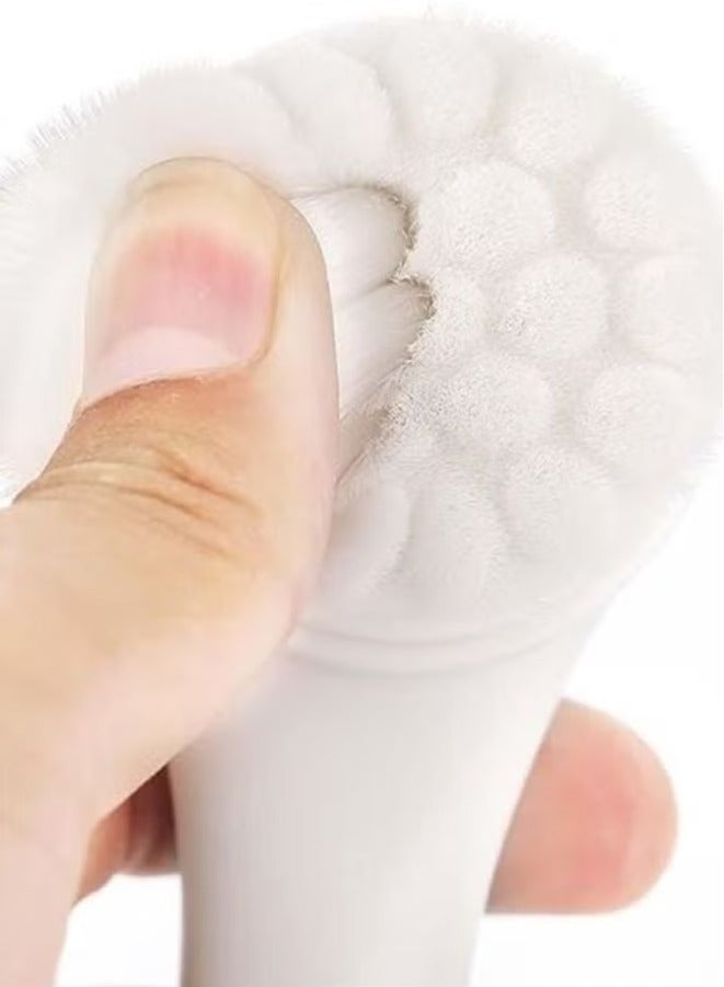 Double-Sided Blackhead Exfoliating Facial Cleansing Brush - Multicolour - Image 4