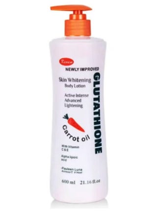 Renew Glutathione Skin Whitening Body Lotion with Carrot Oil 600 ml | Best Price Bahrain