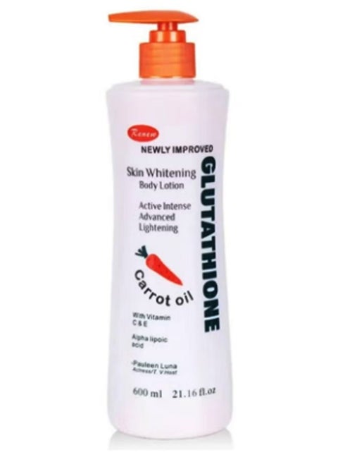 Renew Glutathione Skin Whitening Body Lotion with Carrot Oil 600 ml | Best  Price Oman | Muscat, Seeb
