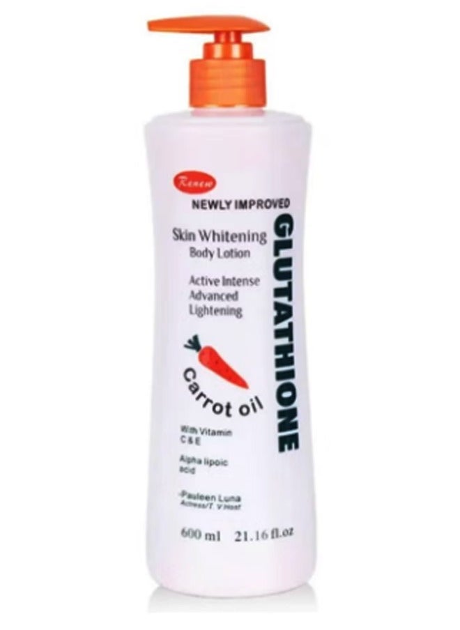 Renew Glutathione Skin Whitening Body Lotion with Carrot Oil 600 ml 