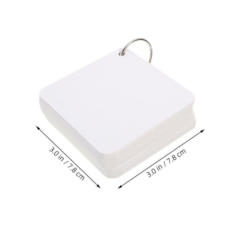 Blank Index Cards 300 Sheets for Note Taking and Scrapbooking Portable Creativity for School Use - Image 3
