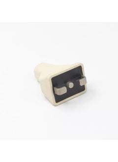 WONPRO Wonpro 2P+E Unique L Shape Safety Moving Plug, 10A 250V Rated,Body Colour : White, Country of Origin : Taiwan. 