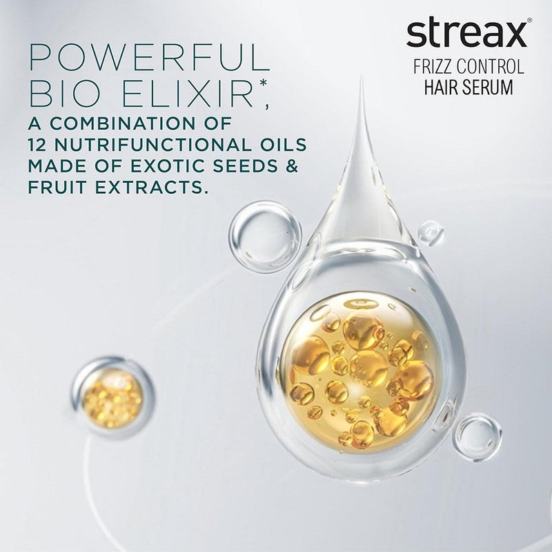 Streax Frizz Control Hair Serum 100Ml - Image 3