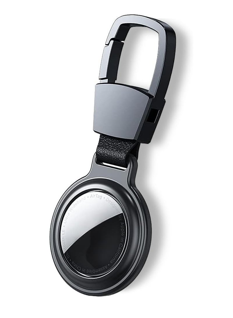 Airtag Case Keychain - Versatile Metal Magnetic Air Tag Keychain Accessories for Your Luggage, Wallet, and Dog Collar, Strong Air Tag Holder with Carabiner - Image 1