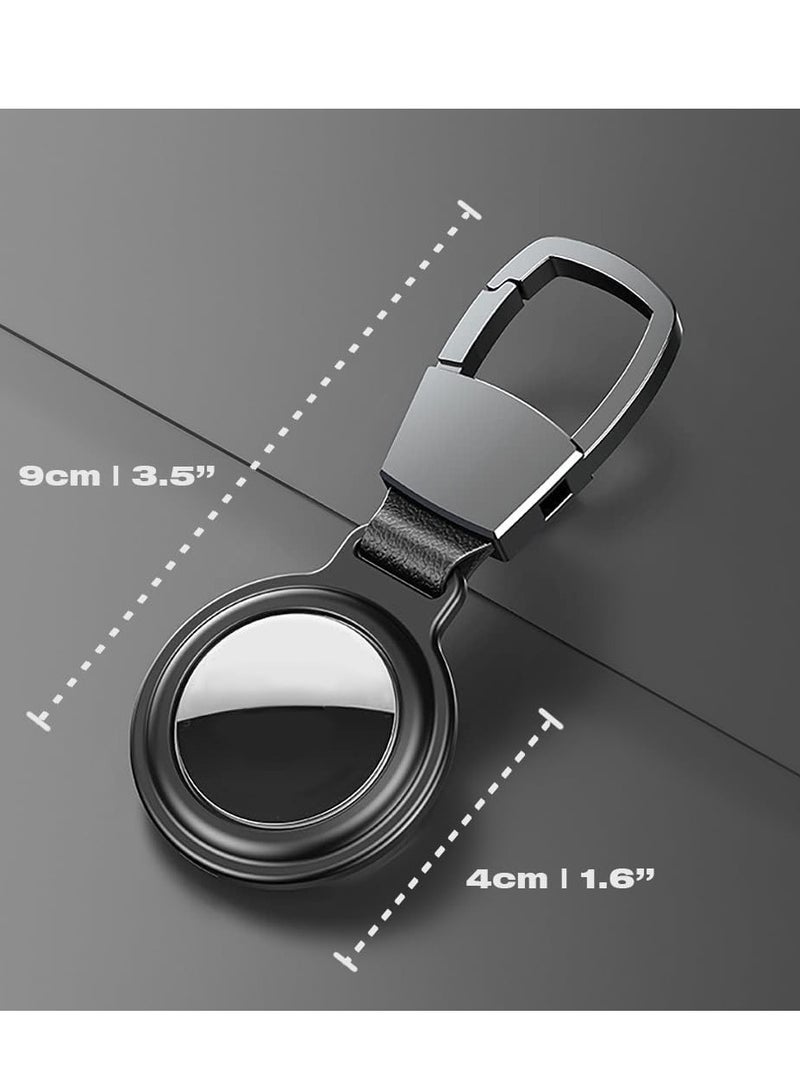 Airtag Case Keychain - Versatile Metal Magnetic Air Tag Keychain Accessories for Your Luggage, Wallet, and Dog Collar, Strong Air Tag Holder with Carabiner - Image 2