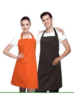 MAXQON Kitchen Chef Apron Waterproof for Women Men Multicolor 80x60cm  - Image 2