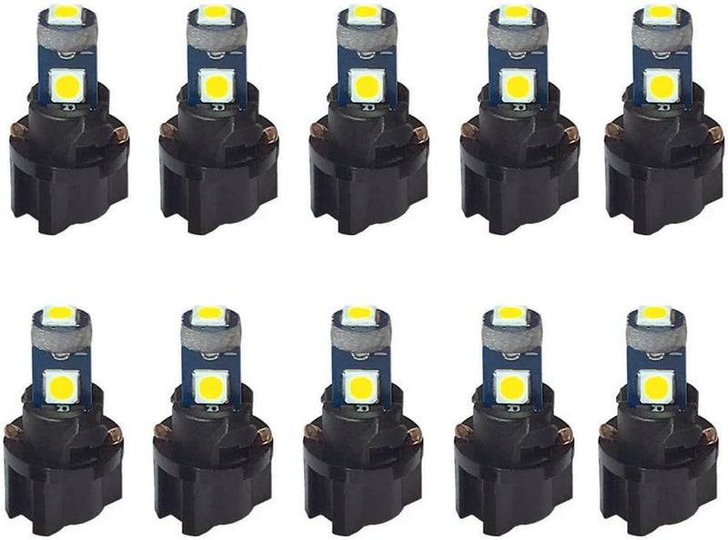 BlyilyB 3014 LED T5 Bulbs with Twist Socket - Pack of 10 - Image 1