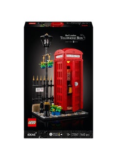 Ideas Red London Telephone Box Set 21347 Building Toy Set (1460 Pieces) - pzsku/ZD18050B910A07BA299F7Z/45/_/1725276187/4e4b8e58-e613-4e44-a9c1-38451f6ae8c1