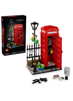 Ideas Red London Telephone Box Set 21347 Building Toy Set (1460 Pieces) - pzsku/ZD18050B910A07BA299F7Z/45/_/1725276187/76b4bf2a-7288-4712-a6b4-cca5246b120b