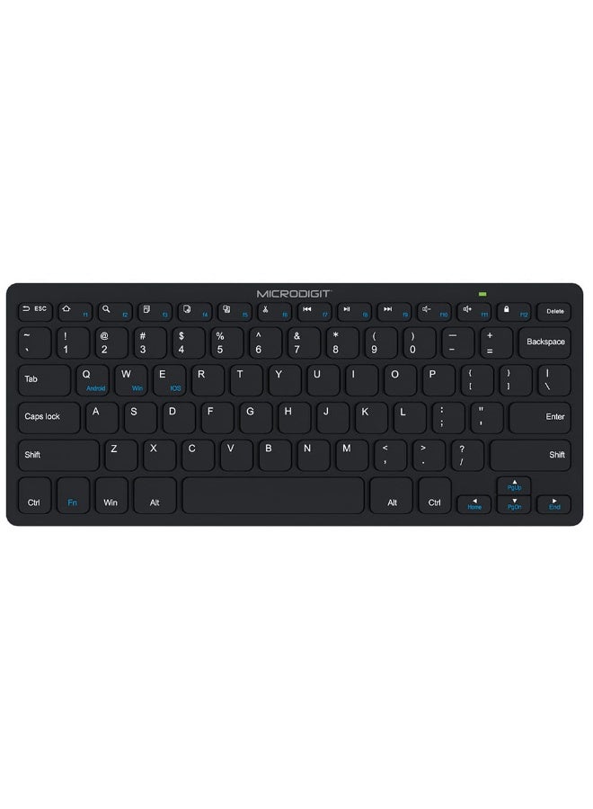 ميكرو ديجيت لوحة مفاتيح كمبيوتر ميني 5.0 بلوتوث MD319BK - Image 2