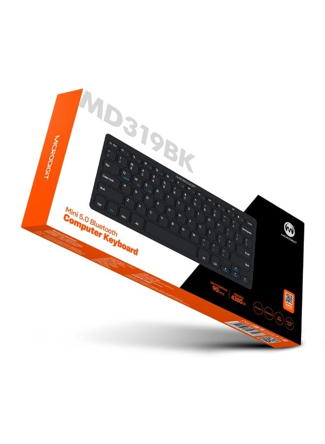 ميكرو ديجيت لوحة مفاتيح كمبيوتر ميني 5.0 بلوتوث MD319BK - Image 3