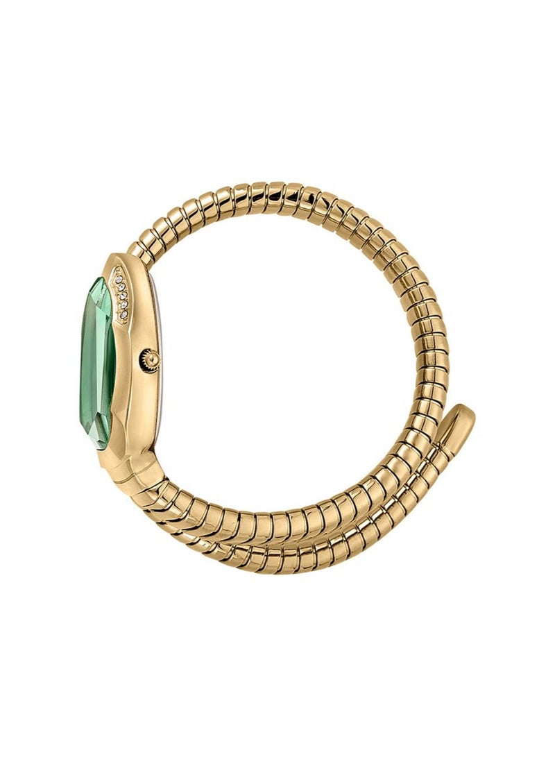 Just Cavalli ساعة نسائية سيربنت ميتاليكا ذهبية من الفولاذ المقاوم للصدأ JC1L208M0045 - Image 3