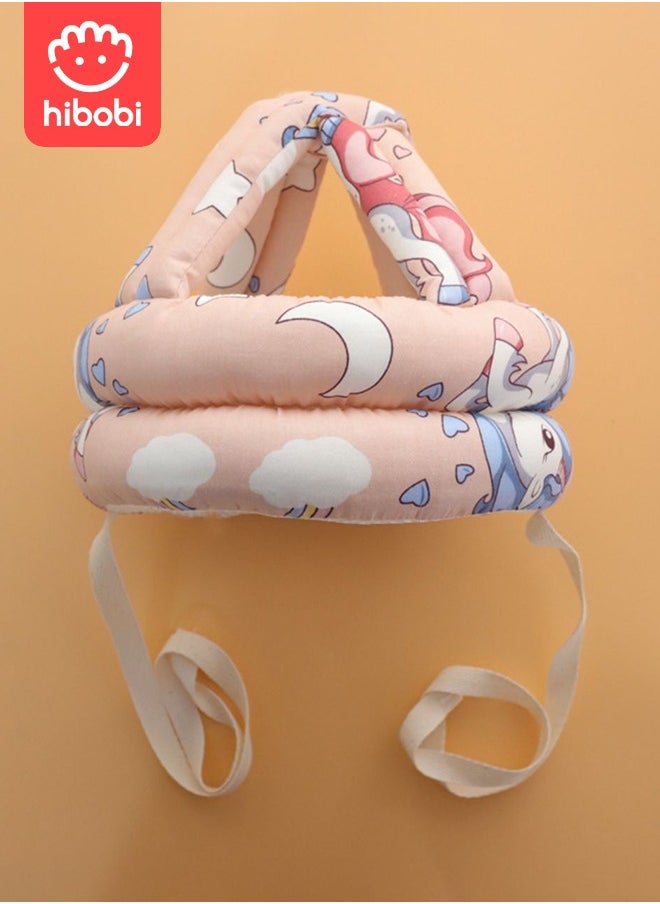 hibobi Toddler Head Protector Helmet - Pink 